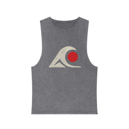 FULOVEK - Unisex Stonewash Graphic Tank Top - Vibrant Retro Wave Design, Summer Beachwear, Casual Layering, Gift for Outdoor Lovers, Trendy [...]