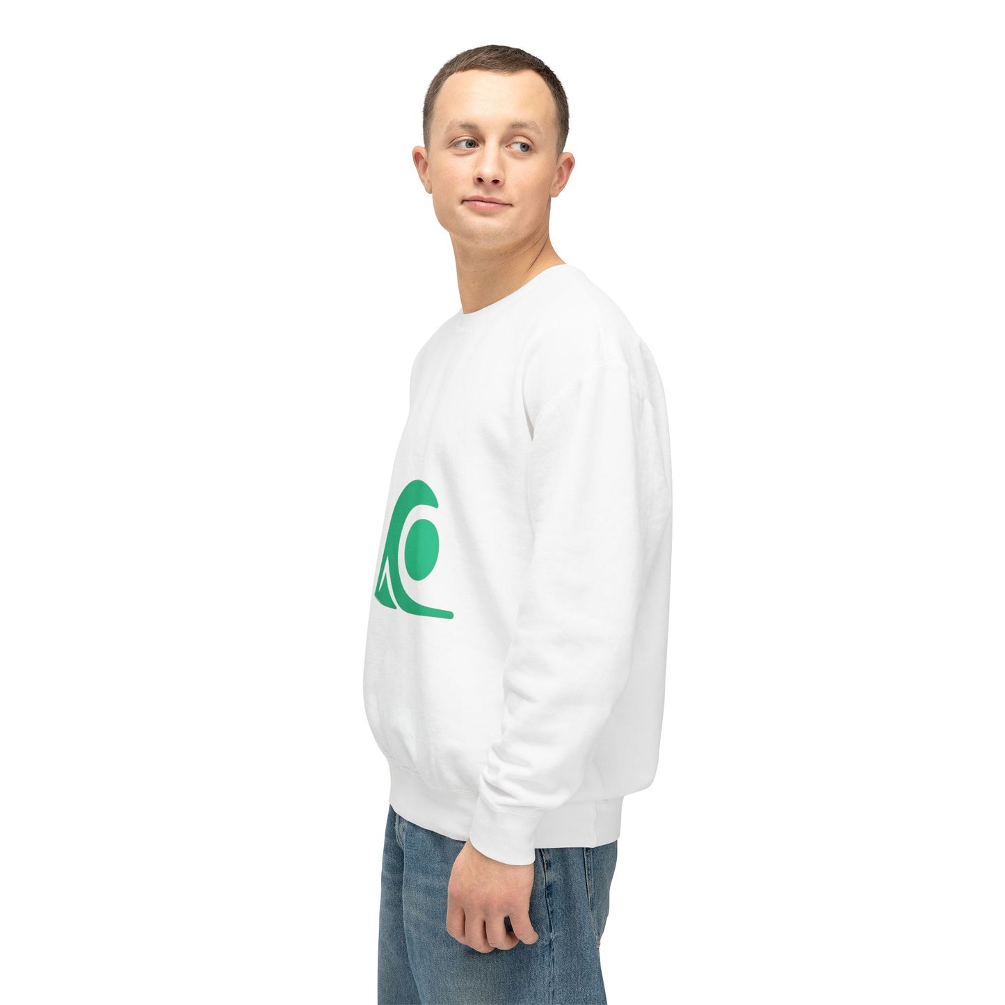 FULOVEK - Coastal Vibes Unisex Crewneck Sweatshirt, Beach Apparel, Perfect for Casual Outings, Lightweight Sweater, Ocean Lover Gift
