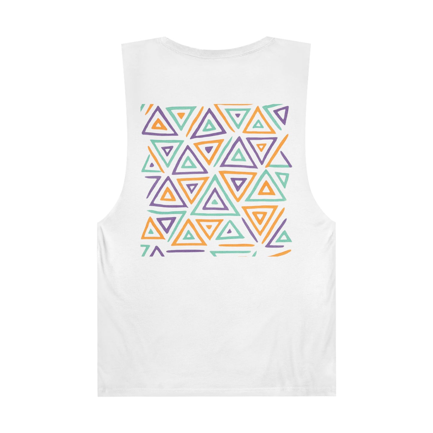 FULOVEK - Unisex Barnard Geometric Tribal Tank Top | Casual Summer Wear, Beach Attire, Workout Shirt, Graphic Tee, Gift for Friends