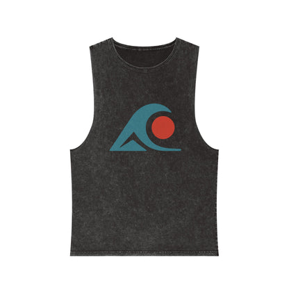 FULOVEK - Unisex Stonewash Graphic Tank Top - Vibrant Retro Wave Design, Summer Beachwear, Casual Layering, Gift for Outdoor Lovers, Trendy [...]