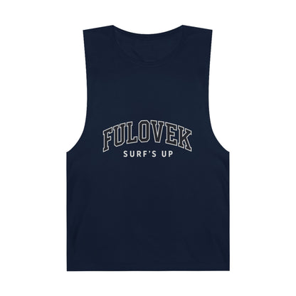 FULOVEK - Unisex Surf's Up Tank Top - Relaxed Casual Style for Beach Lovers