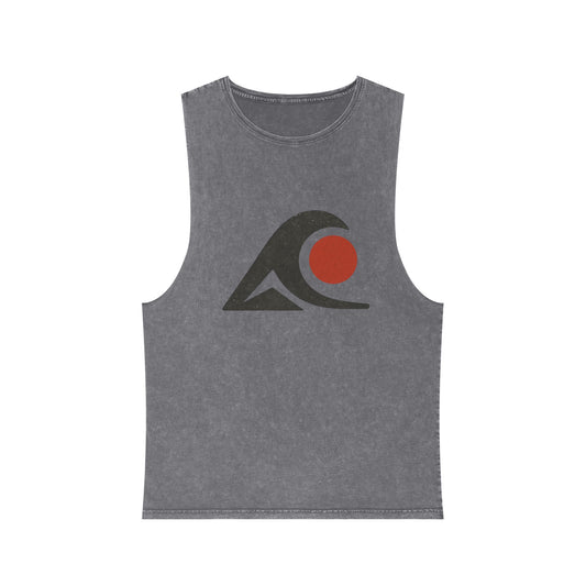 FULOVEK - Unisex Stonewash Graphic Tank Top - Vibrant Retro Wave Design, Summer Beachwear, Casual Layering, Gift for Outdoor Lovers, Trendy [...]