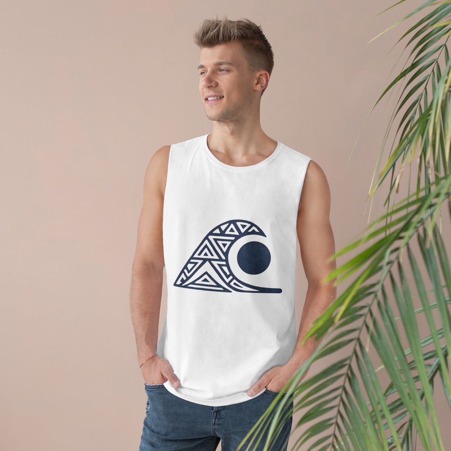 FULOVEK - Unisex Tank Top with Tribal Spirit Design – Bold Summer Statement, Adventure-Ready Top, Ethnic-Inspired Streetwear, Perfect Gift for Free Spirits