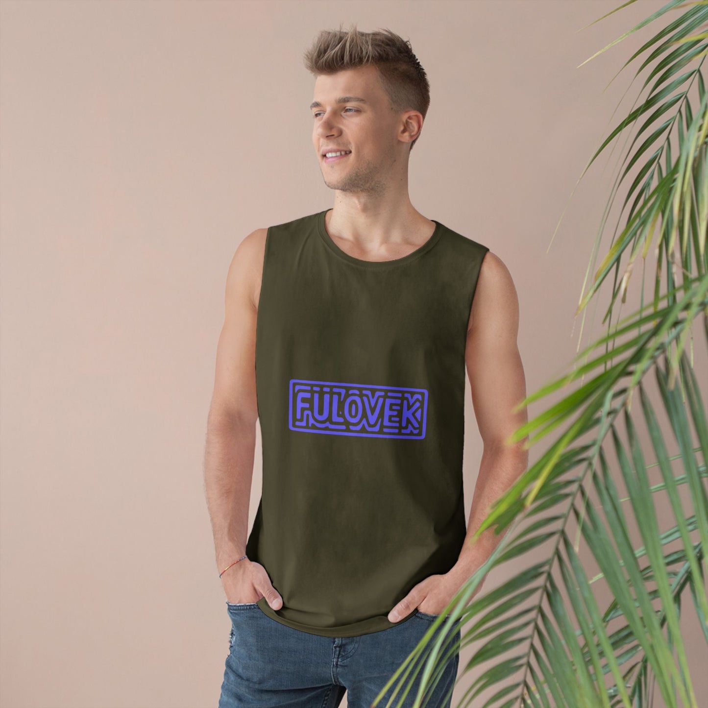 FULOVEK - Unisex Tank Top, Casual Summer Tee, Vacation Clothing, Graphic Workout Shirt, Stylish Layering Piece, Gifts for Him and Her
