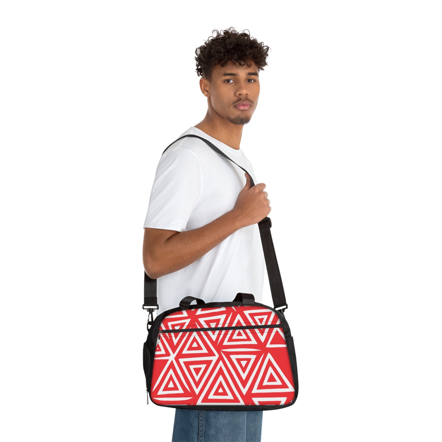 FULOVEK - Tribal Fitness Handbag, Gym Tote, Sports Bag, Workout Accessory, Travel Companion, Unique Gift for Fitness Enthusiasts