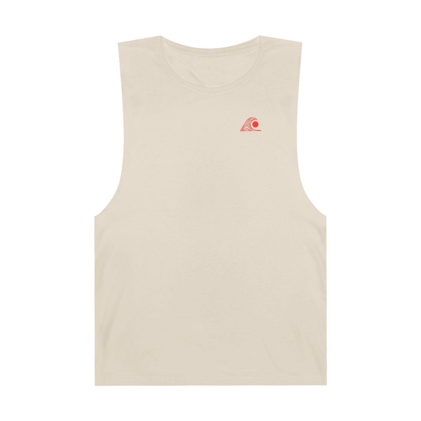 FULOVEK - Unisex Barnard Geometric Tribal RED Tank Top | Casual Summer Wear, Beach Attire, Workout Shirt, Graphic Tee, Gift for Friends