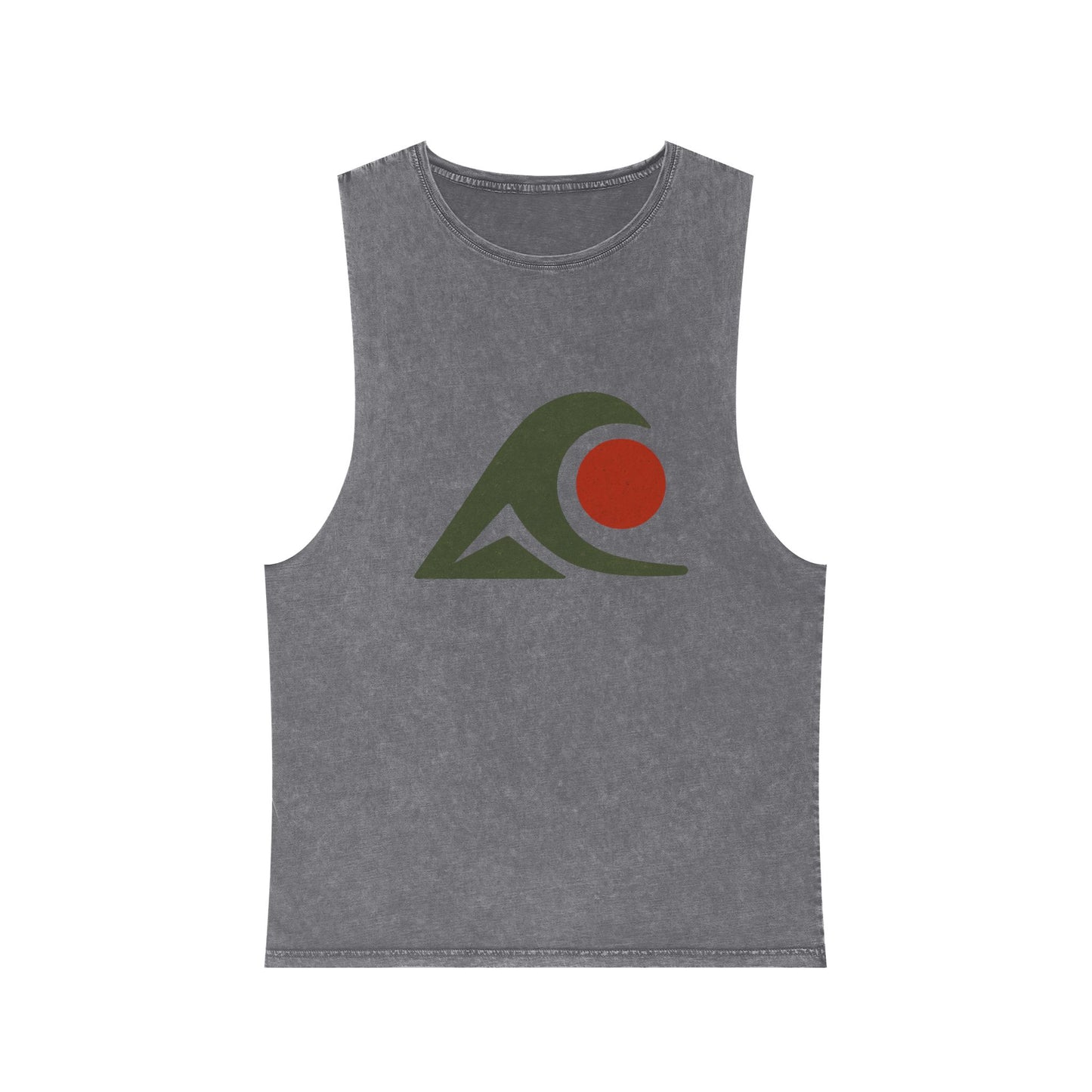 Unisex Stonewash Graphic Tank Top - Vibrant Retro Wave Design, Summer Beachwear, Casual Layering, Gift for Outdoor Lovers, Trendy [...]