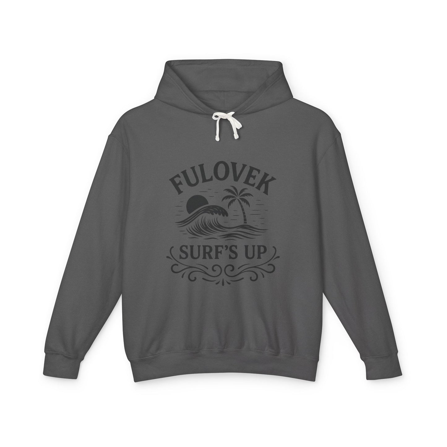 FULOVEK - Surf's Up Unisex Hooded Sweatshirt - Beach Vibes Apparel, Casual Wear, Gift for Surfers, Summer Fashion, Comfortable Lightweight Hoodie