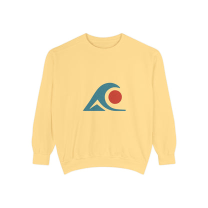 FULOVEK - Retro Wave Unisex Sweatshirt - Cozy Beach Vibes, Perfect for Casual Outings, Unisex Gift, Everyday Comfort, Summer Nights