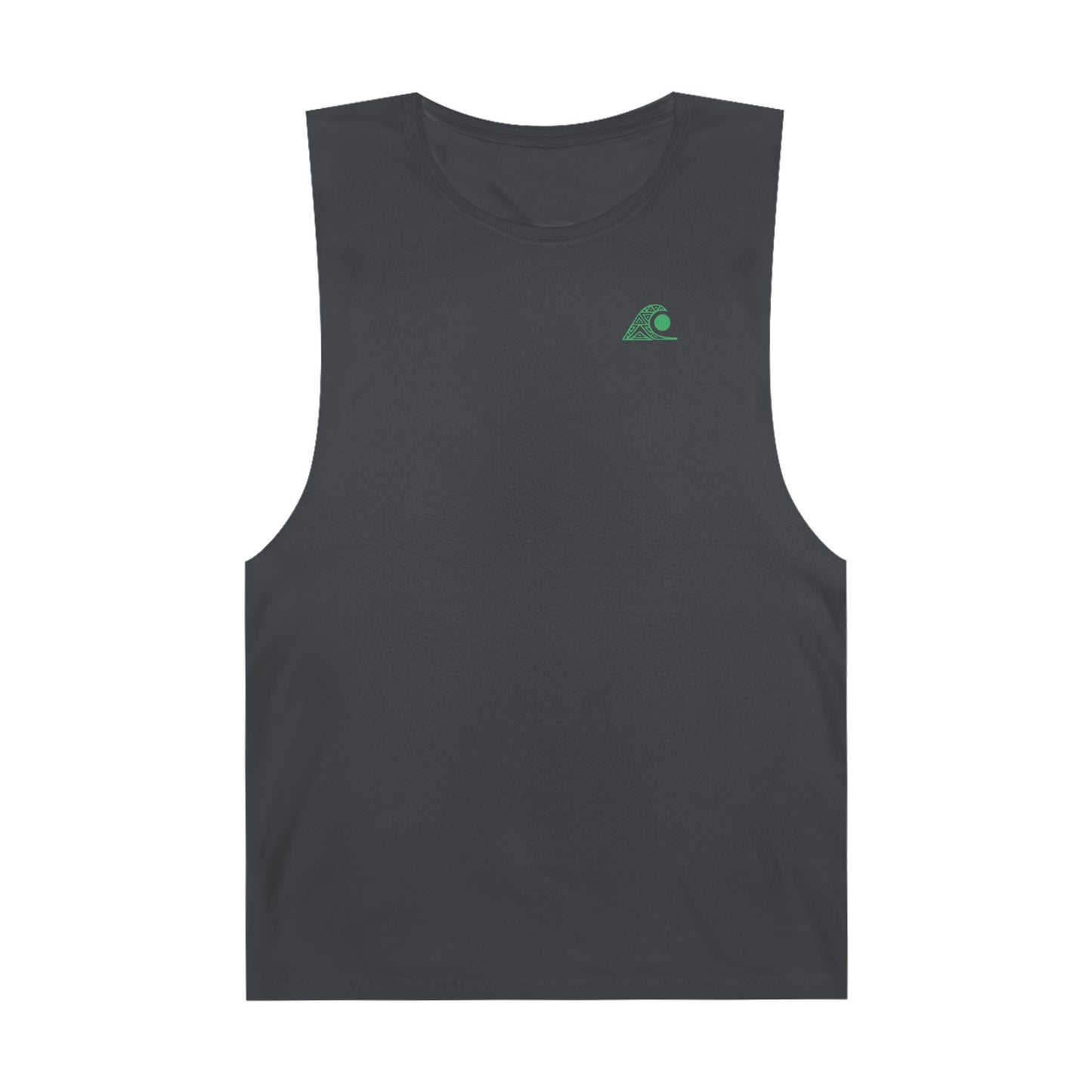 FULOVEK - Unisex Barnard Geometric Tribal GREEN Tank Top | Casual Summer Wear, Beach Attire, Workout Shirt, Graphic Tee, Gift for Friends