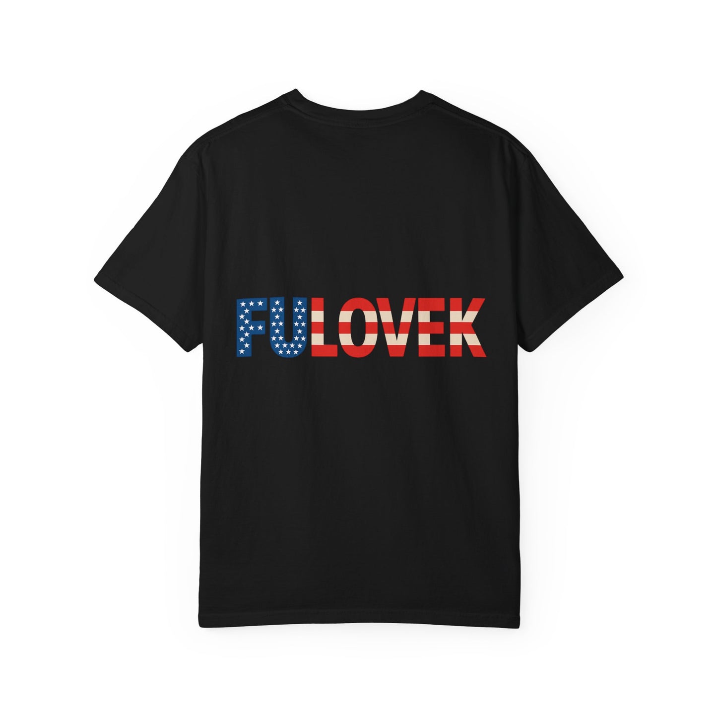 FULOVEK - Patriotic Unisex T-Shirt with Red, White & Blue Design | Casual Apparel for Holidays, Gifts, and Everyday Wear