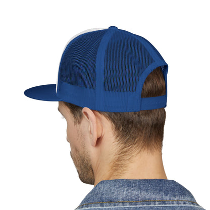 FULOVEK - Tribal Bohemian Embroidered 5 Panel Trucker Cap, Casual Streetwear Hat, Festival Accessory, Summer Fashion, Unique Gift Idea