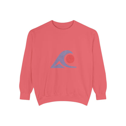 FULOVEK - Retro Wave Unisex Sweatshirt - Cozy Beach Vibes, Perfect for Casual Outings, Unisex Gift, Everyday Comfort, Summer Nights