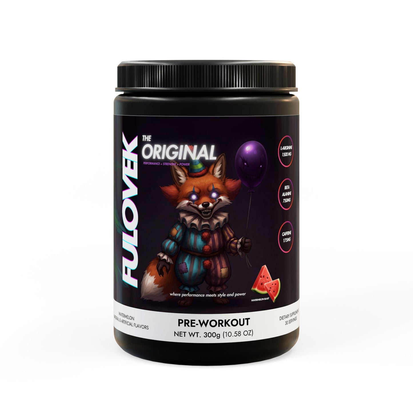 FULOVEK Pre-Workout
Supplement Watermelon
Blast™