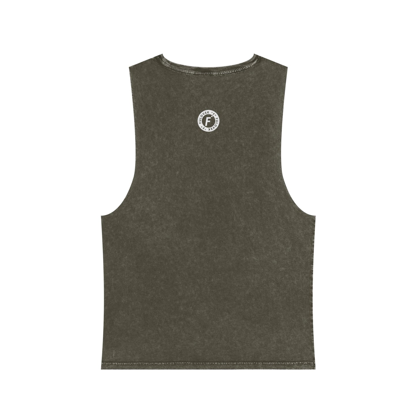 FULOVEK - Unisex Stonewash Tank Top - Surf's Up Design for Beach Lovers