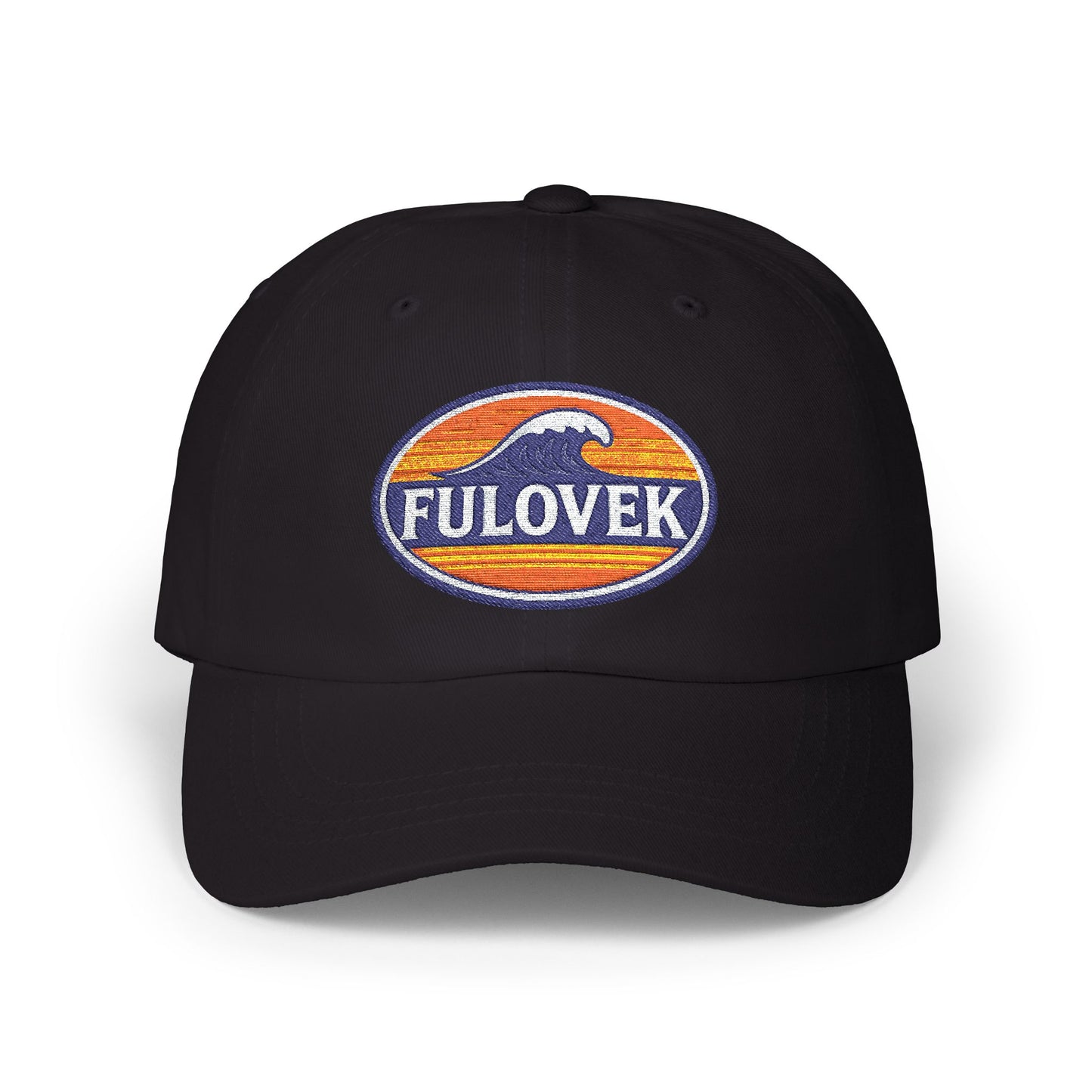 FULOVEK - Classic Dad Cap With Retro Wave Design | Summer Hat, Dad Hat, Casual Headwear, Beachwear, Gift for Him