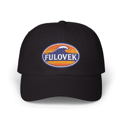 FULOVEK - Classic Dad Cap With Retro Wave Design | Summer Hat, Dad Hat, Casual Headwear, Beachwear, Gift for Him