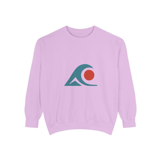FULOVEK - Retro Wave Unisex Sweatshirt - Cozy Beach Vibes, Perfect for Casual Outings, Unisex Gift, Everyday Comfort, Summer Nights