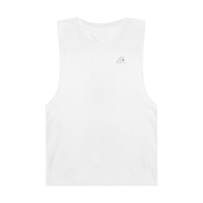 FULOVEK - Unisex Barnard Geometric Tribal GREY Tank Top | Casual Summer Wear, Beach Attire, Workout Shirt, Graphic Tee, Gift for Friends