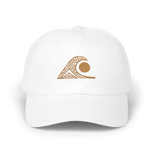 FULOVEK - Tribal Classic Dad Cap with Wave Design, Casual Baseball Hat, Gift for Beach Lovers, Summer Accessory, Trendy Stylish Cap, Tribal