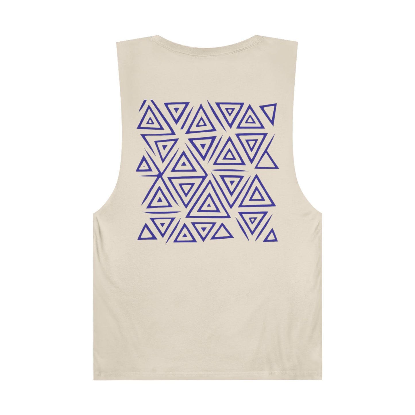 FULOVEK - Unisex Barnard Geometric Tribal PURPLE Tank Top | Casual Summer Wear, Beach Attire, Workout Shirt, Graphic Tee, Gift for Friends