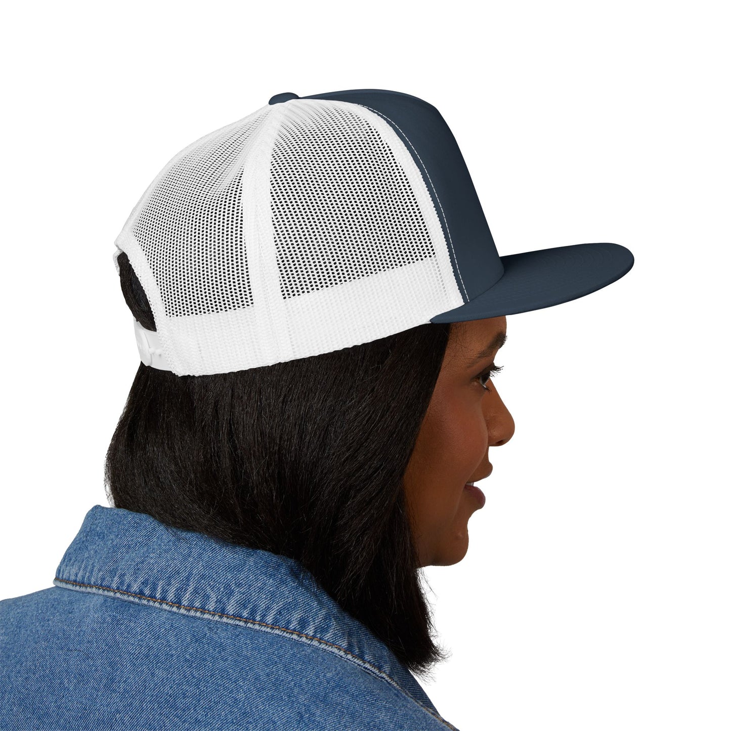 FULOVEK - Tribal Bohemian Embroidered 5 Panel Trucker Cap, Casual Streetwear Hat, Festival Accessory, Summer Fashion, Unique Gift Idea