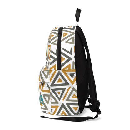 FULOVEK - Tribal Stylish Unisex Classic Backpack with Geometric Pattern, Trendy Bag for School, Travel, Work, Gift for Students, Fashionable Backpack