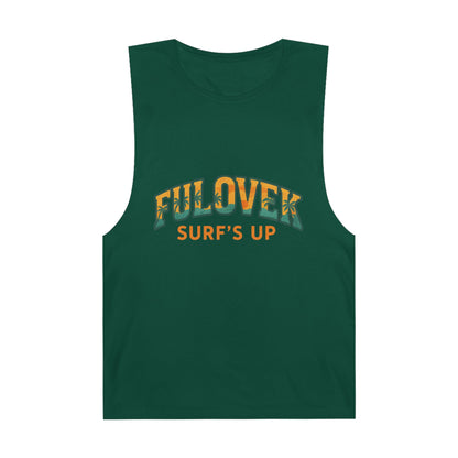 FULOVEK - Unisex Surf's Up Tank Top - Relaxed Casual Style for Beach Lovers
