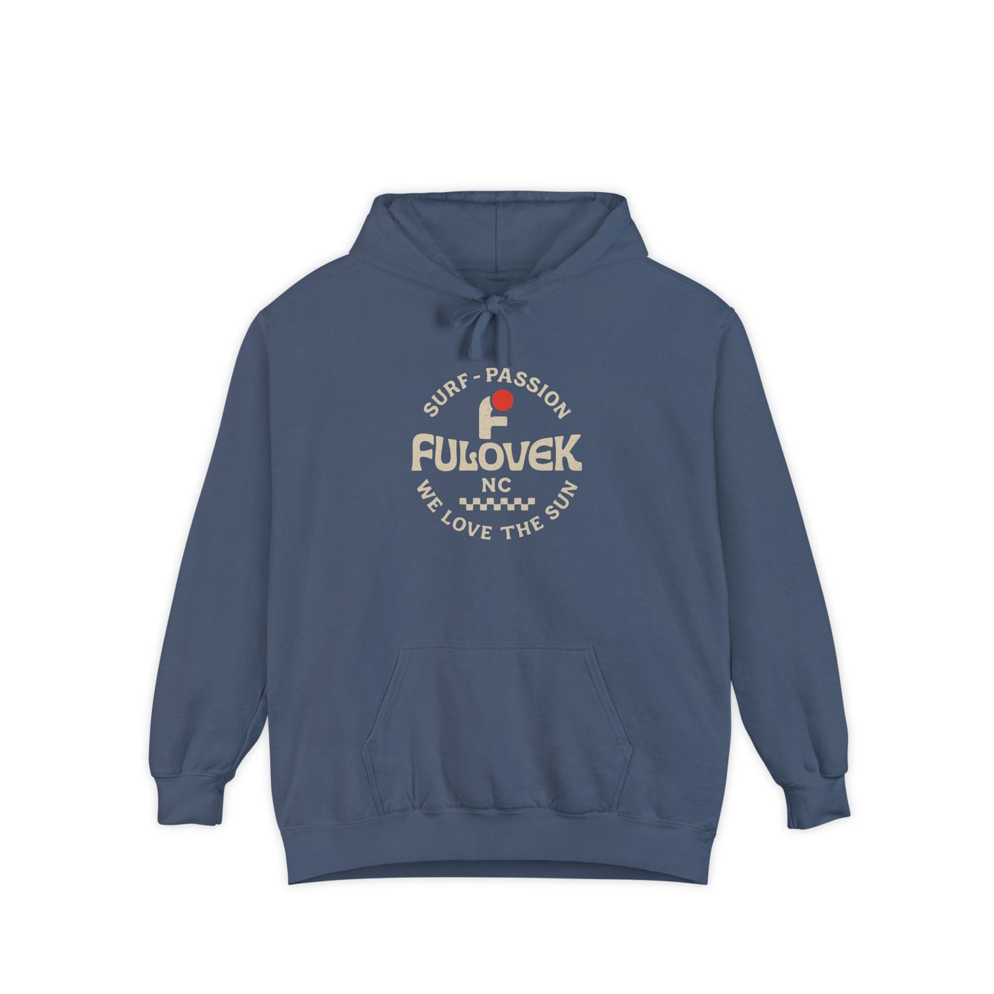 FULOVEK - Surf-Inspired Unisex Hoodie - We Love the Sun - Casual Style, Beach Vibes, Perfect for Gifts, Summer Wear, Adventure Ready