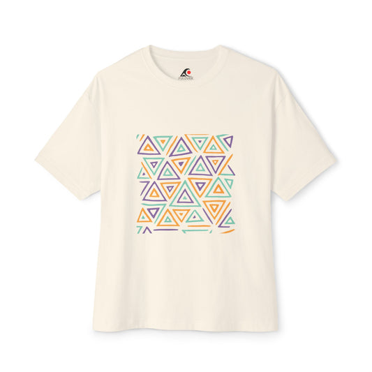 FULOVEK - TRIBAL COLLECTION - Oversized Tee - Unisex Boxy Shirt, Casual Wear, Trendy Outfit, Gift for Him, Gift for Her