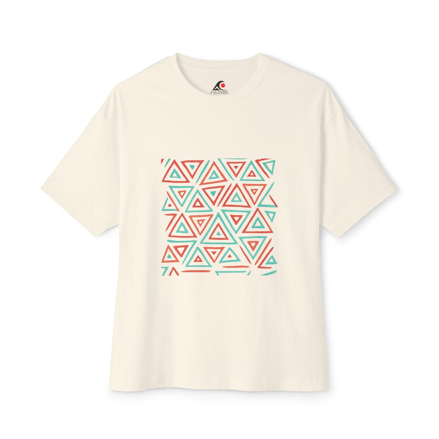 FULOVEK - TRIBAL COLLECTION - Oversized Tee - Unisex Boxy Shirt, Casual Wear, Trendy Outfit, Gift for Him, Gift for Her