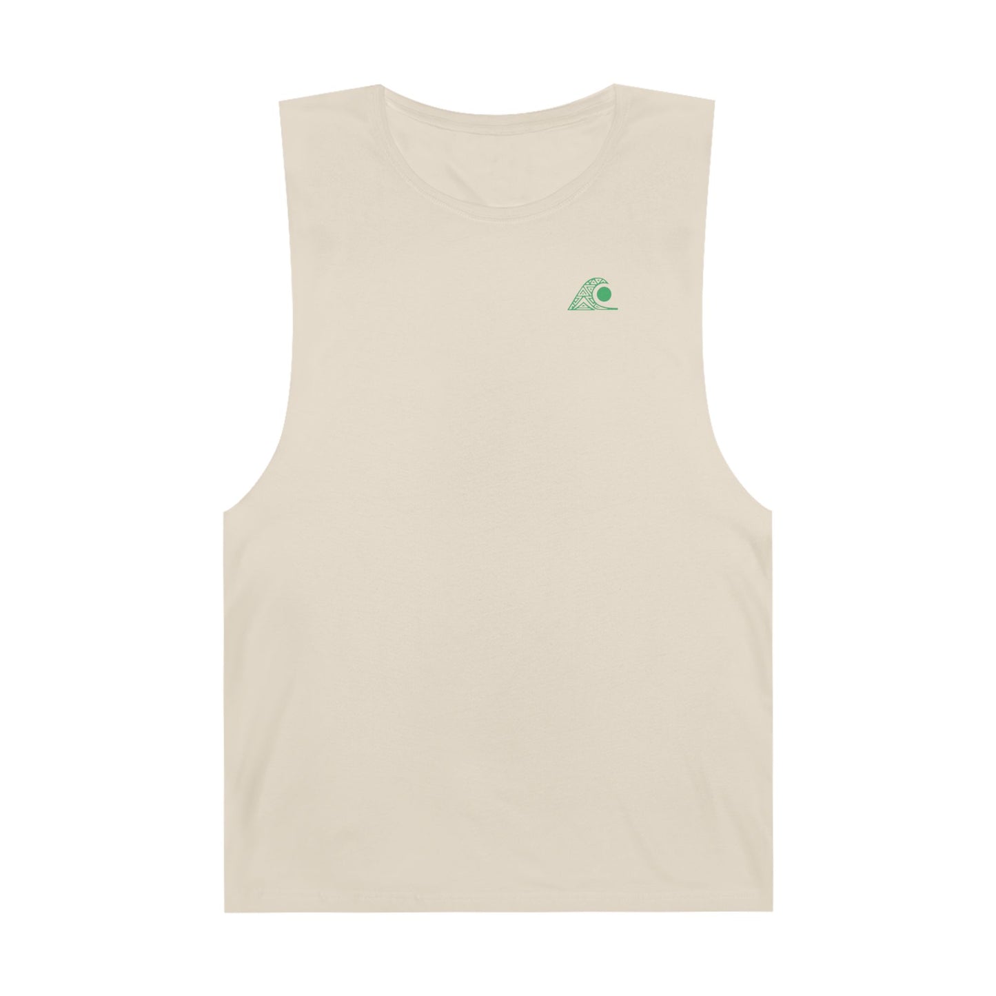 FULOVEK - Unisex Barnard Geometric Tribal GREEN Tank Top | Casual Summer Wear, Beach Attire, Workout Shirt, Graphic Tee, Gift for Friends