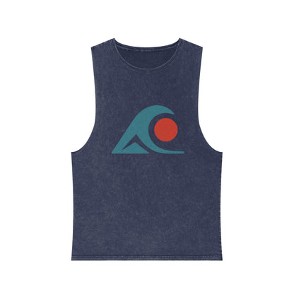 FULOVEK - Unisex Stonewash Graphic Tank Top - Vibrant Retro Wave Design, Summer Beachwear, Casual Layering, Gift for Outdoor Lovers, Trendy [...]