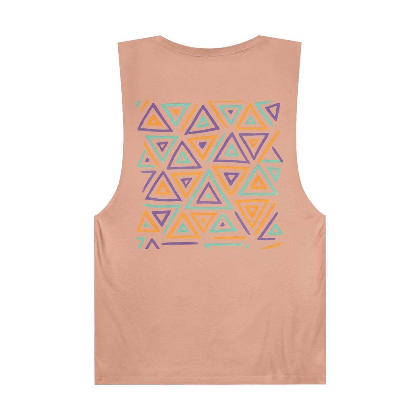 FULOVEK - Unisex Barnard Geometric Tribal Tank Top | Casual Summer Wear, Beach Attire, Workout Shirt, Graphic Tee, Gift for Friends