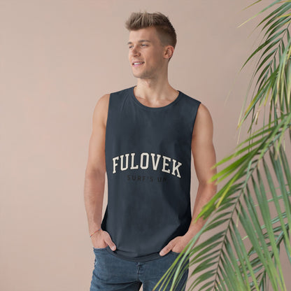 FULOVEK - Unisex Surf's Up Tank Top - Relaxed Casual Style for Beach Lovers