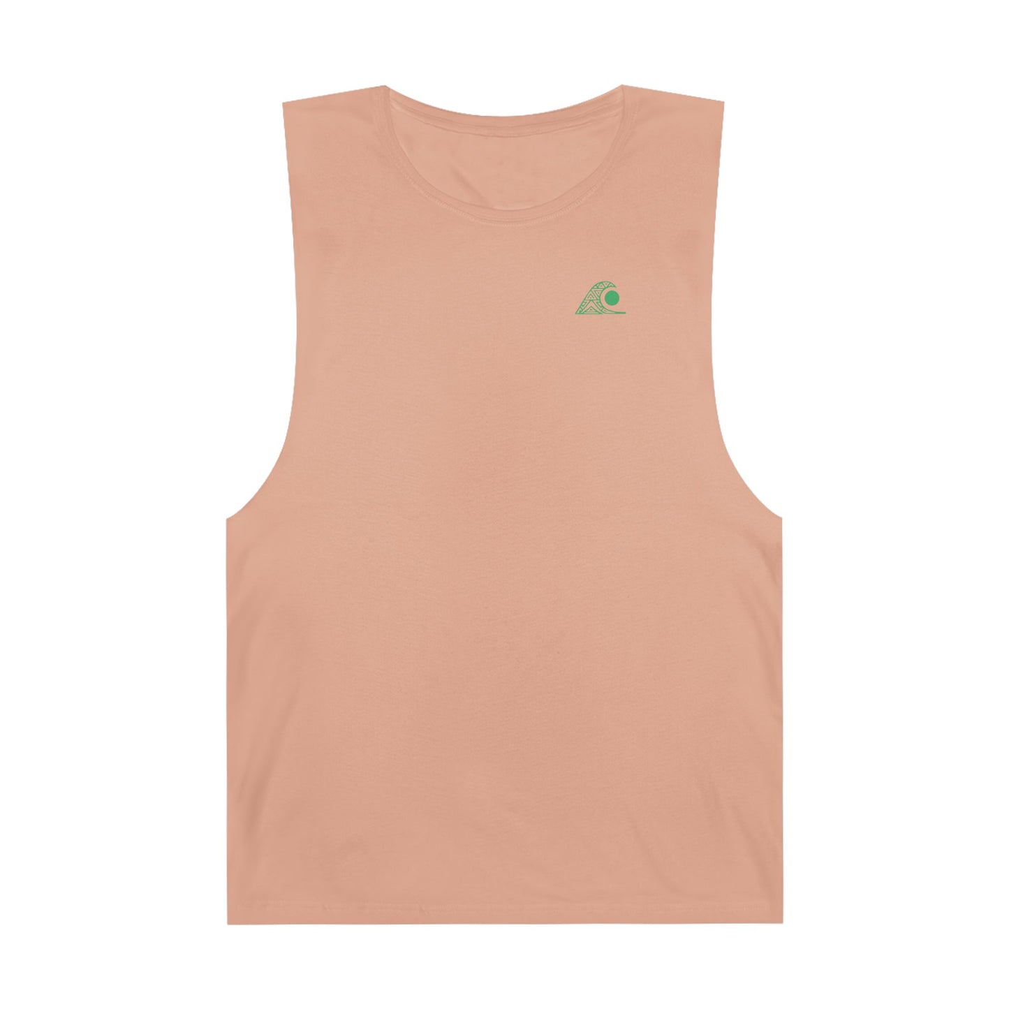 FULOVEK - Unisex Barnard Geometric Tribal GREEN Tank Top | Casual Summer Wear, Beach Attire, Workout Shirt, Graphic Tee, Gift for Friends