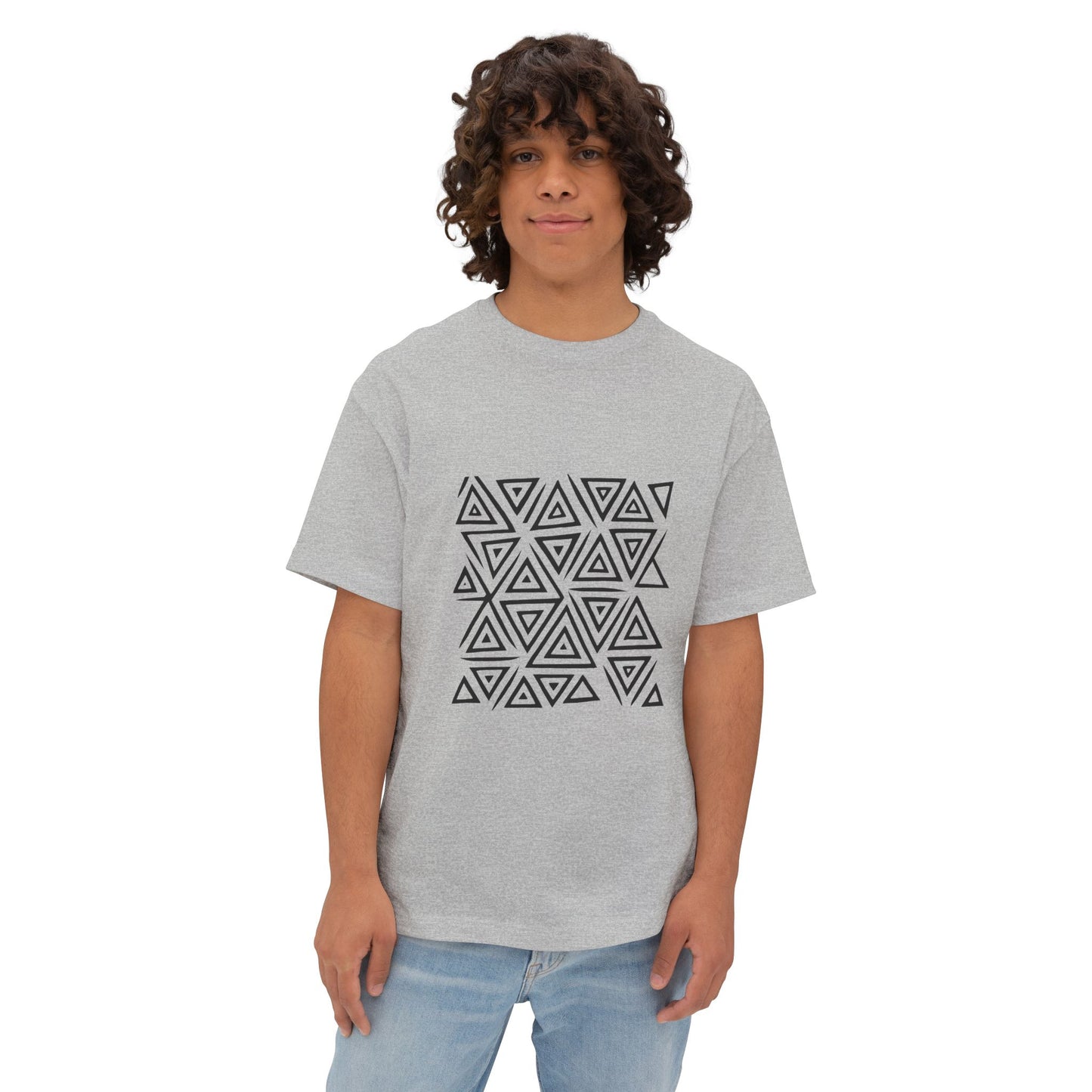 FULOVEK - TRIBAL COLLECTION - Oversized Tee - Unisex Boxy Shirt, Casual Wear, Trendy Outfit, Gift for Him, Gift for Her