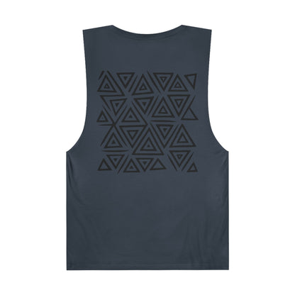 FULOVEK - Unisex Barnard Geometric Tribal Tank Top | Casual Summer Wear, Beach Attire, Workout Shirt, Graphic Tee, Gift for Friends