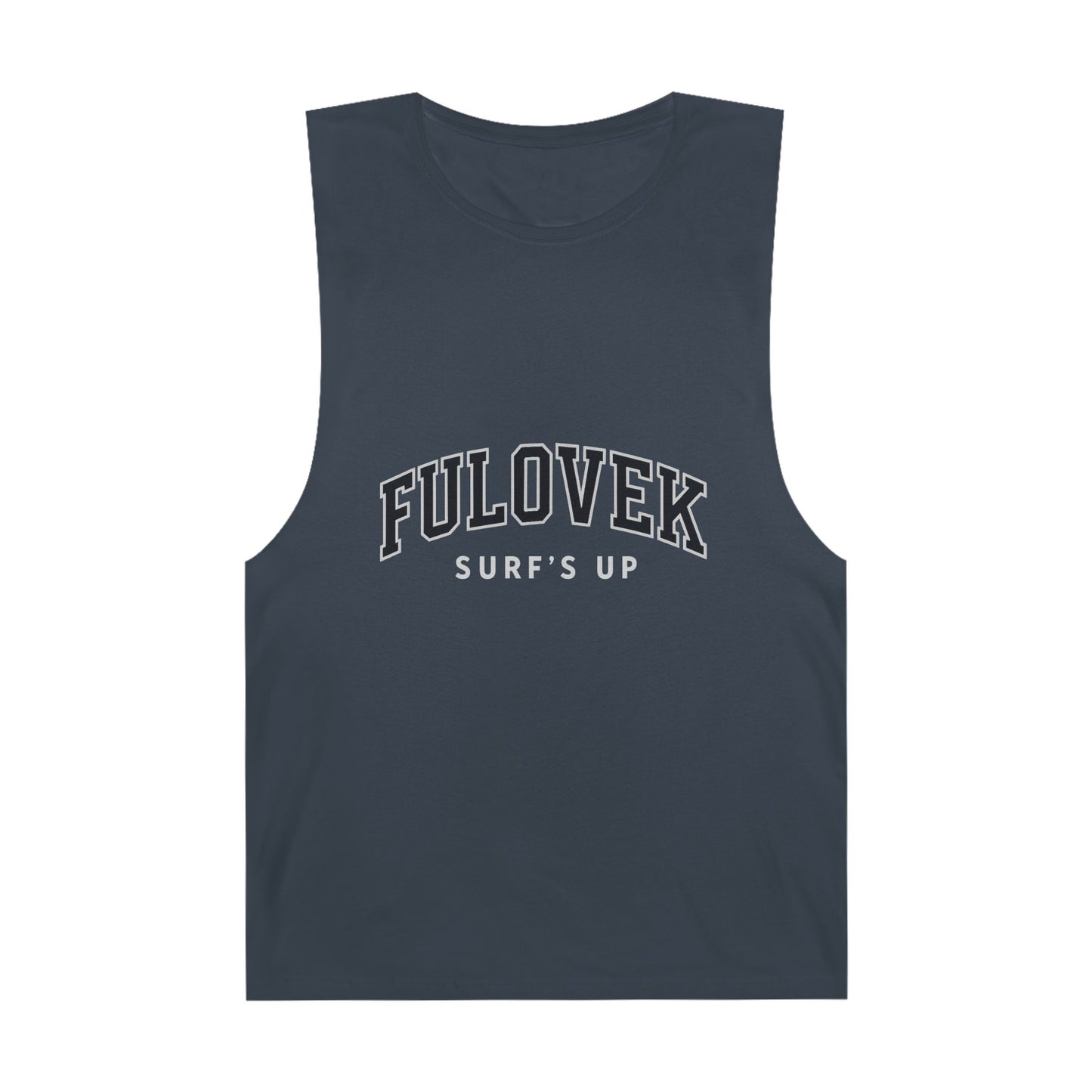 FULOVEK - Unisex Surf's Up Tank Top - Relaxed Casual Style for Beach Lovers