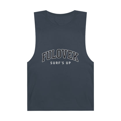 FULOVEK - Unisex Surf's Up Tank Top - Relaxed Casual Style for Beach Lovers