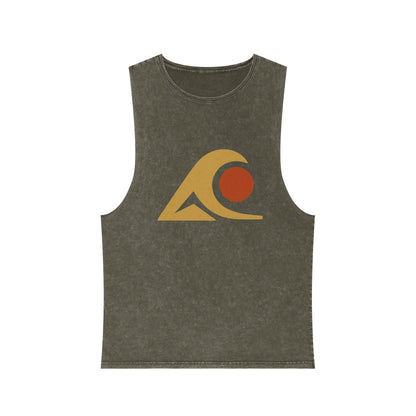 FULOVEK - Unisex Stonewash Graphic Tank Top - Vibrant Retro Wave Design, Summer Beachwear, Casual Layering, Gift for Outdoor Lovers, Trendy [...]