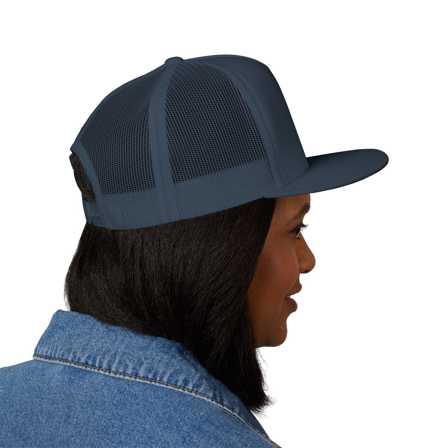 FULOVEK - Tribal Bohemian Embroidered 5 Panel Trucker Cap, Casual Streetwear Hat, Festival Accessory, Summer Fashion, Unique Gift Idea