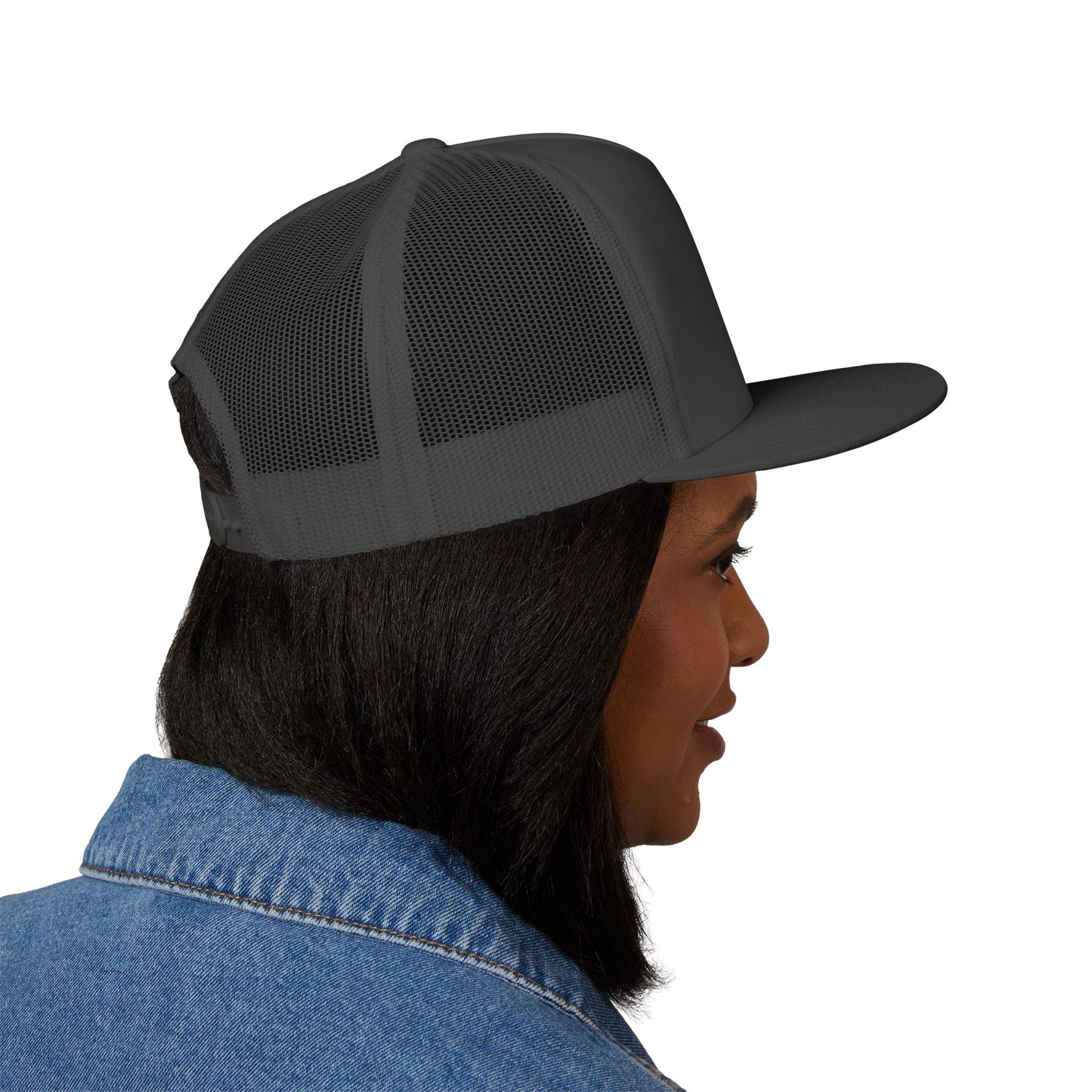 FULOVEK - Tribal Bohemian Embroidered 5 Panel Trucker Cap, Casual Streetwear Hat, Festival Accessory, Summer Fashion, Unique Gift Idea