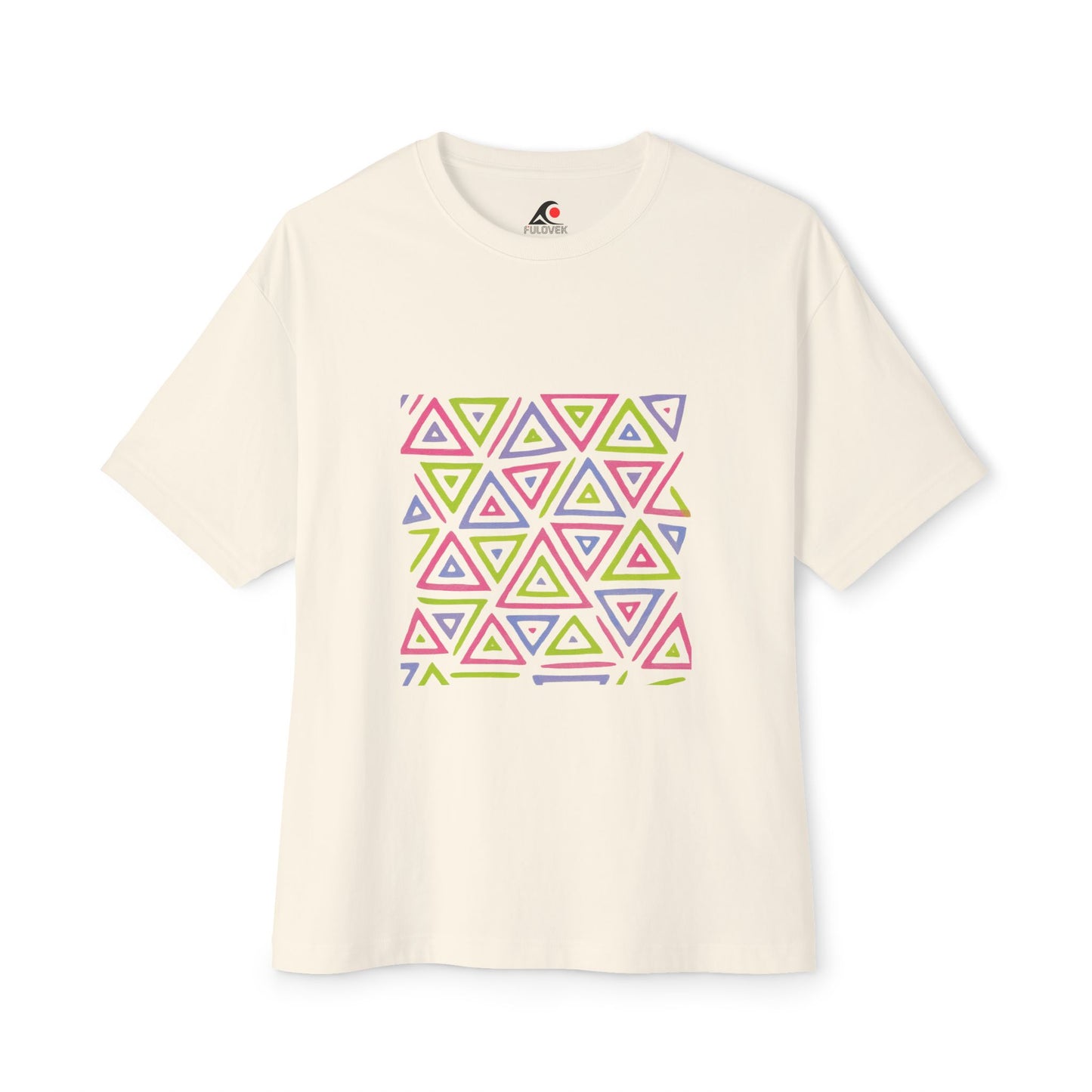 FULOVEK - TRIBAL COLLECTION - Oversized Tee - Unisex Boxy Shirt, Casual Wear, Trendy Outfit, Gift for Him, Gift for Her