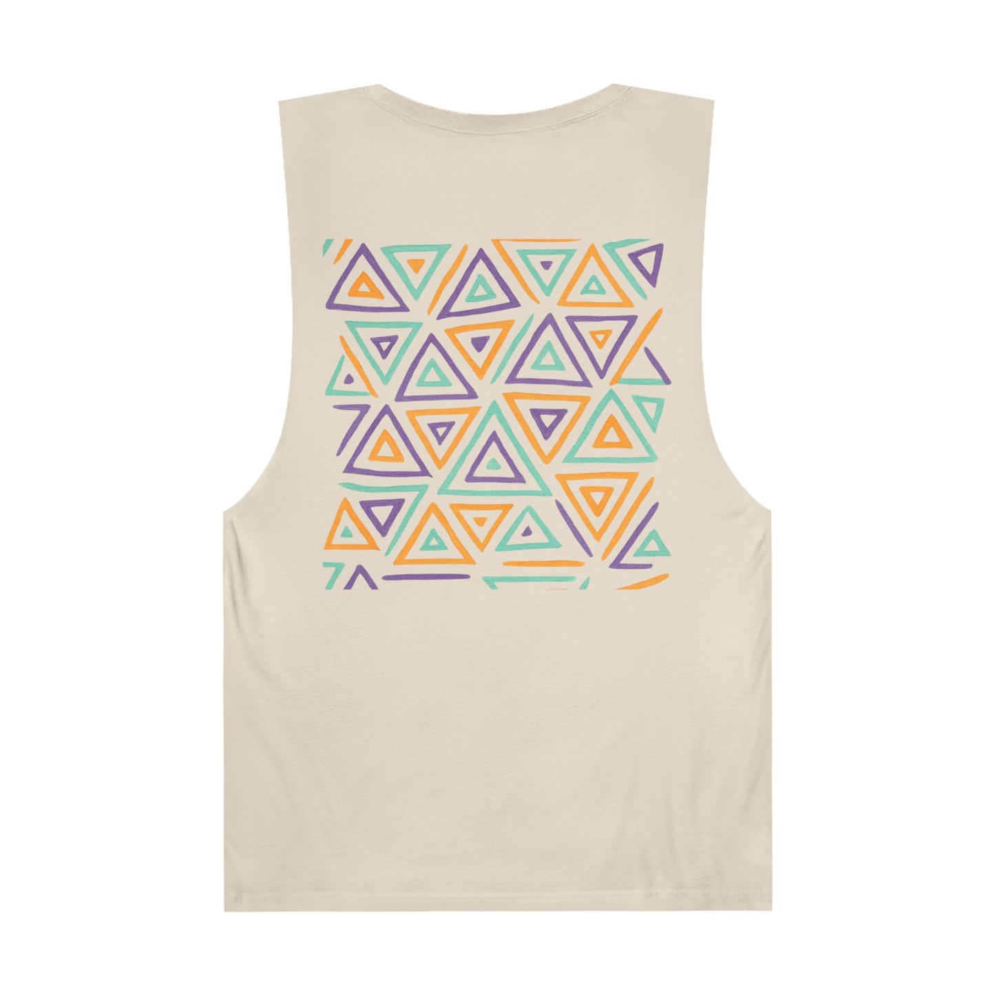 FULOVEK - Unisex Barnard Geometric Tribal Tank Top | Casual Summer Wear, Beach Attire, Workout Shirt, Graphic Tee, Gift for Friends