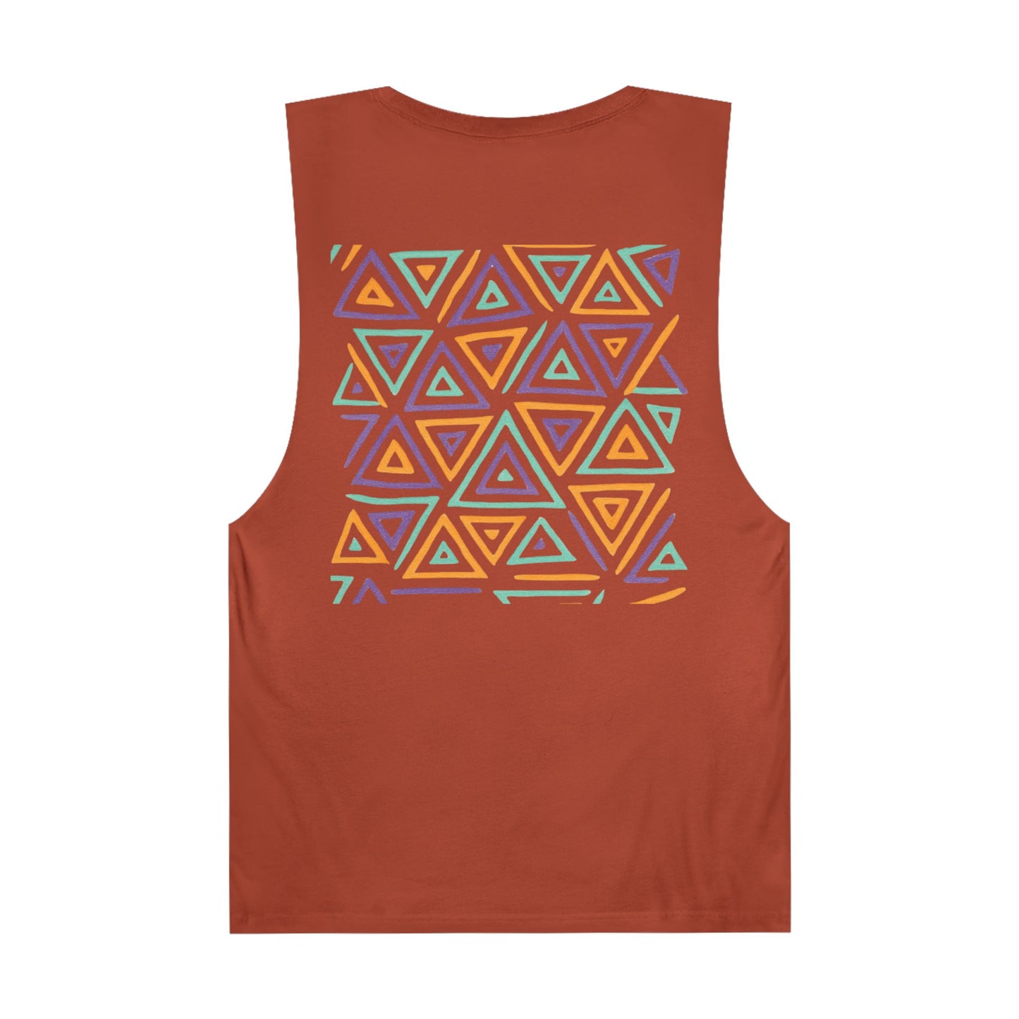 FULOVEK - Unisex Barnard Geometric Tribal Tank Top | Casual Summer Wear, Beach Attire, Workout Shirt, Graphic Tee, Gift for Friends