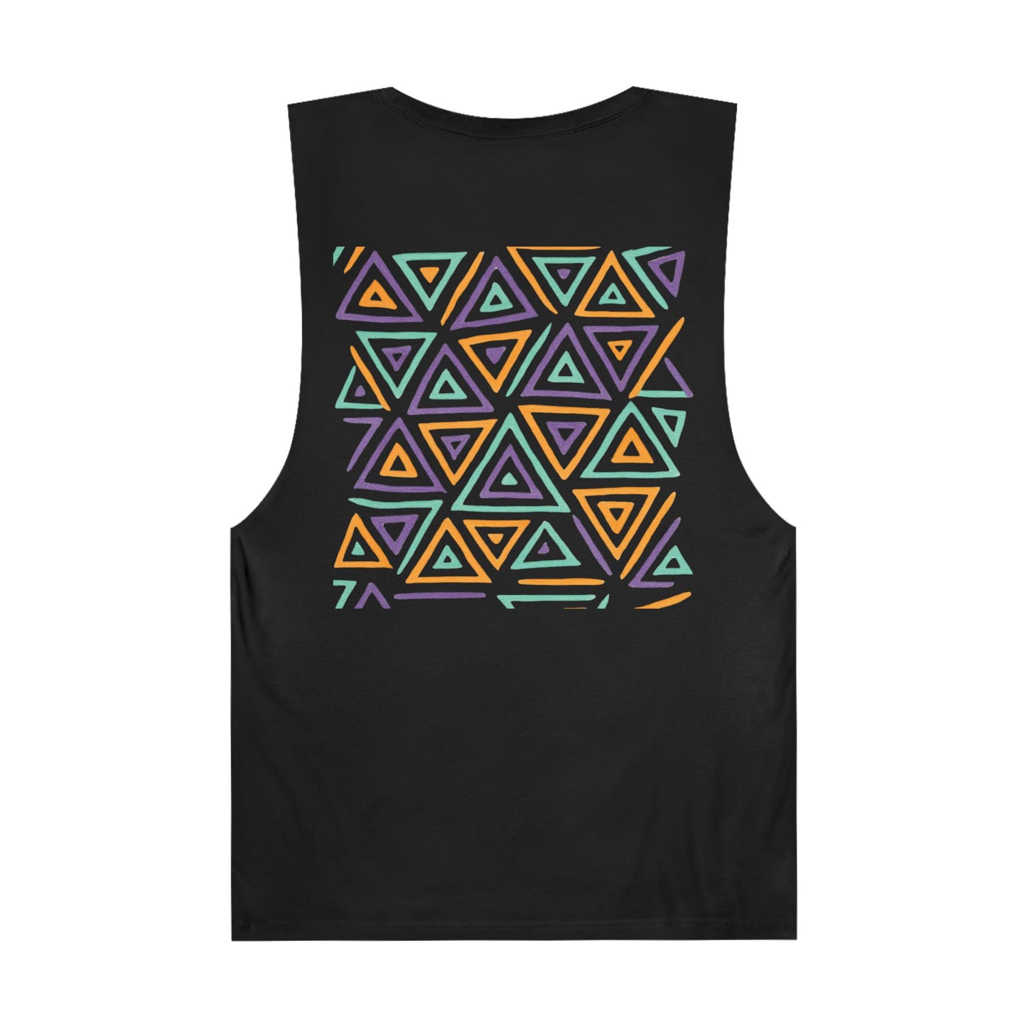 FULOVEK - Unisex Barnard Geometric Tribal Tank Top | Casual Summer Wear, Beach Attire, Workout Shirt, Graphic Tee, Gift for Friends