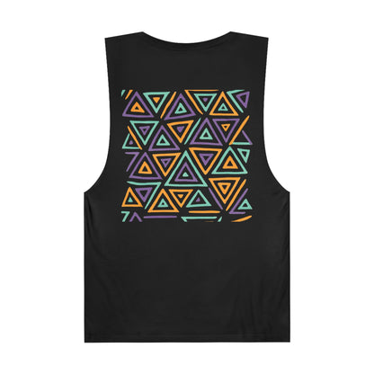 FULOVEK - Unisex Barnard Geometric Tribal Tank Top | Casual Summer Wear, Beach Attire, Workout Shirt, Graphic Tee, Gift for Friends