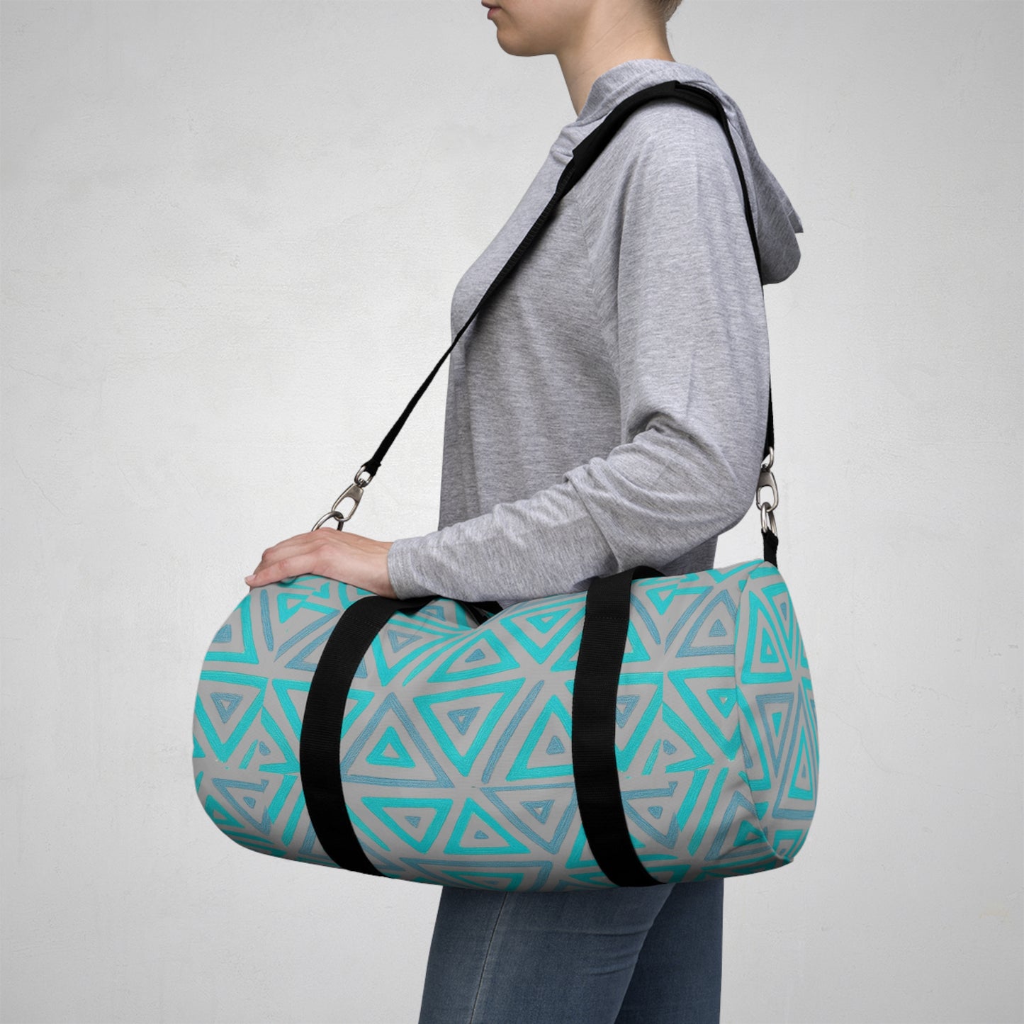 FULOVEK - Tribal Geometric Duffel Bag for Gym, Weekend Getaways, Sports, Travel, Stylish Luggage, Gift for Her, Adventure Essentials