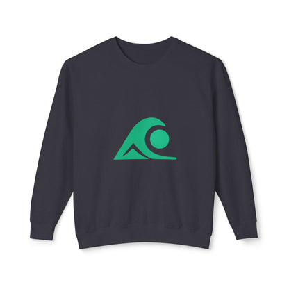 FULOVEK - Coastal Vibes Unisex Crewneck Sweatshirt, Beach Apparel, Perfect for Casual Outings, Lightweight Sweater, Ocean Lover Gift